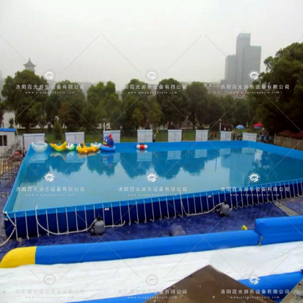 茂南大型支架游泳池